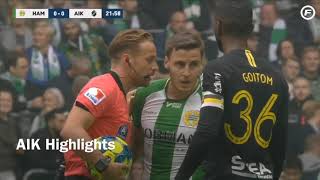 Hammarby  AIK  Omgång 24 2019 [upl. by Edmon746]