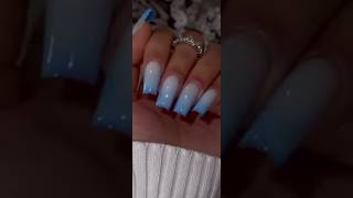 Ombre nails overlay acrylic viralshorts gelnails acrylicpainting [upl. by Vona]