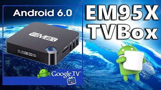 EM95X Amlogic S905X Android 60 TV Box [upl. by Yelsa]