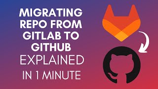 How To Migrate Repo From GitLab To GitHub 2024 [upl. by Fritze]