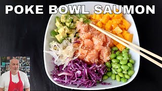 POKE BOWL RECETTE Au saumon [upl. by Sert]