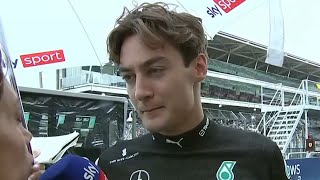 George Russell At the moment it’s pretty crazy  Pre Qualifying Interview 2024 Sao Paulo GP [upl. by Oirelav]