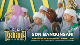 JUARA 2 SDN BANGUNSARI  FESTIFAL REBANA KLASIK AMC  2024 [upl. by Rae]