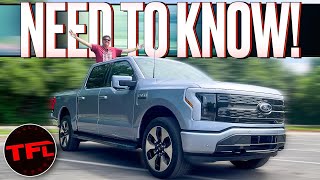 The New All Electric 2022 Ford F150 Lightning Is MUCH Better Than I Expected  Heres Why [upl. by Naret]