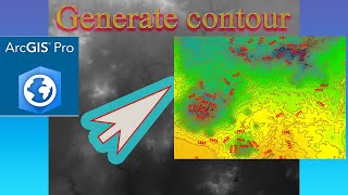 How to generate contour lines from DEM  ArcGIS pro [upl. by Sanborne637]