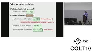 Sumofsquares meets square loss Fast rates for agnostic tensor completion [upl. by Onairpic947]