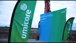 Umicore Groundbreaking Ceremony in Loyalist Canada [upl. by Alled]