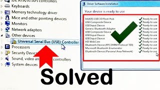 How to Fix USB Problem in Windows 7 Universal Serial Bus USB Controller Missing Error [upl. by Eva]