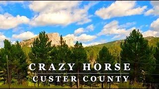 4K CRAZY HORSE amp CUSTER COUNTY Drive  South Dakota  4K Relaxing Scenic Driving Tour [upl. by Godspeed]