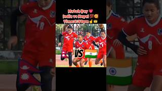 Its an el classico in South Asian games between Nepal vs India 🇳🇵Vs 🇮🇳 nepvsind womensfootball [upl. by Daphene]