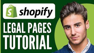 How to Add Policies to Shopify Store  Legal Pages Tutorial 2024 [upl. by Yrebmik837]