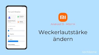 Lautstärke für Wecker ändern  Xiaomi Android 13  MIUI 14 [upl. by Atinaujnas456]