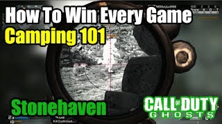 COD Ghosts Stonehaven How to win Every Game Camping [upl. by Ulphiah]