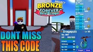 DONT MISS OUT ON THIS CODE  Project Bronze Forever  Pokemon Brick Bronze  PBF [upl. by Eerehc]