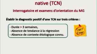 Conduite à tenir devant une Toux native chronique [upl. by Malkin]