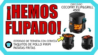 🍟 Probamos la CECOFRY FLIPampGRILL 4500 🥩 ¡Una AIRFRYER 3 EN 1 ¡Además es OLLA y GRILL  Opiniones [upl. by El]