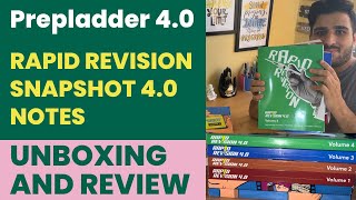 Prepladder  40 Rapid Revision  Snapshots Notes Unboxing  Prepladder review prepladder neetpg [upl. by Lerred]