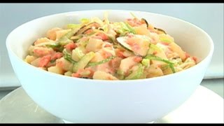 Ensalada de apio y papas con aliño de zanahoria [upl. by Hurleigh]