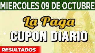 Resultado del sorteo Cupon Diario del Miércoles 9 de Octubre del 2024 [upl. by Hallerson]