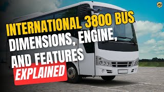 International 3800 Bus Specs  Dimensions Engine and Features Explained [upl. by Patrice115]