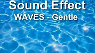 Gentle Waves amp Lapping Water Sounds SOUND EFFECT [upl. by Dareg]