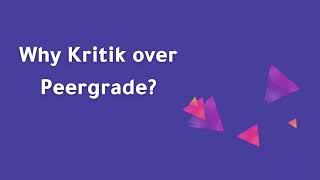 Kritik vs Peergrade [upl. by Yelrebmyk572]