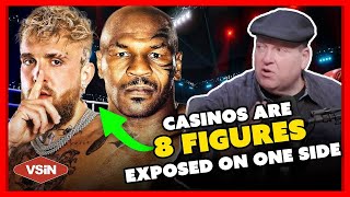 Inside Look Behind The Sportsbooks Taking Action In Paul vs Tyson Fight [upl. by Jess]