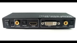 DVI  Optical Audio To HDMI Converter HDCP Killer [upl. by Anoit]