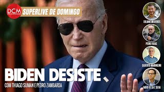 Biden desiste de candidatura contra Trump Boulos lança candidatura com Lula e exprefeitos [upl. by Nesyla123]