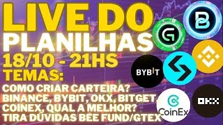 Live do Planilhas  1910  BEEB 20 Vamos aprender a criar carteira digital Vem pra live [upl. by Hutchings]