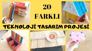 20 farklı TEKNOLOJİ TASARIM PROJESİ PROJE FİKİRLERİ teknoloji tasarım icatlar inovasyon örnekleri [upl. by Gyimah232]