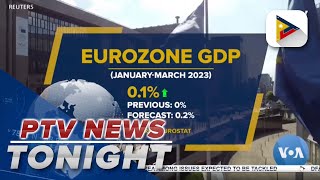 Eurozone economy grew less than expected in Q1 2023 [upl. by Ahsaelat]