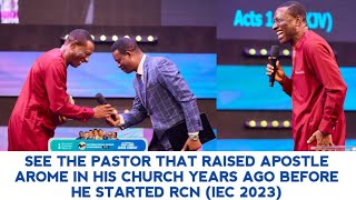 SEE THE PASTOR THAT RAISED APOSTLE AROME IN HIS CHURCH YEARS AGO BEFORE HE STARTED RCN IEC 2023 [upl. by Reggis252]