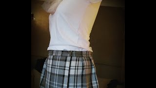 DIY easy sew Kilt [upl. by Aniretak]