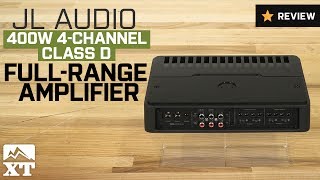 Jeep Wrangler JL Audio 400W 4Channel Class D FullRange Amplifier 19872017 YJ TJ JK Review [upl. by Yrocej952]