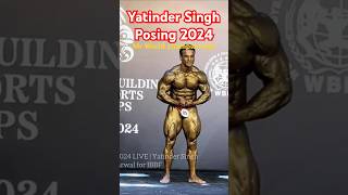 Yatinder Singh Posing 2024 LIVE Mr world bodybuilding championship shorts yatindersingh [upl. by Sorci66]