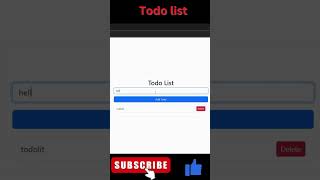 Todo list in react CodeWithVsk reactjs coding frontend telugu bootstrap programming [upl. by Yud]