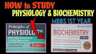 How to Study Physiology amp Biochemistry in MBBS 1st Year ⚡ [upl. by Lanoil]