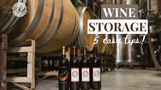 WINE STORAGE 5 easy tips for storing and aging wine 2024🍷 [upl. by Susana]