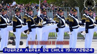 Parada Militar 2024 Desfile Escuela de Aviación Capitán Manuel Avalos Prado fyp desfile chile [upl. by Eiruam]