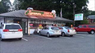 A Visit to the Sycamore Drive In Bethel CT [upl. by Ardnohs869]