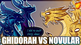 King Ghidorah Vs Novular Godzilla Comic Dub [upl. by Nosahc]