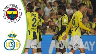 Fenerbahce vs Union SaintGilloise  Extended Highlights amp All Goals 2024 HD [upl. by Jacquetta]