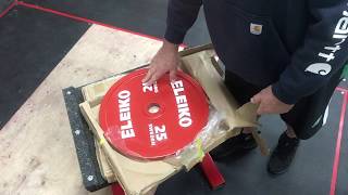 Eleiko 25kg Plates Unboxing [upl. by Denna]