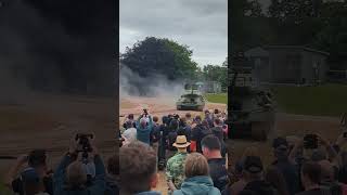 T34 coming to a Stop in the Tankfest 2024 Arena [upl. by Iinden]