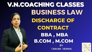 L40 discharge of contract  Business law  contract law [upl. by Eineg502]