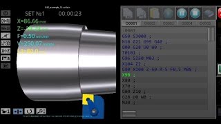 g90 cnc code example  g90 cnc code turning  cnc g90 code [upl. by Nosretep]