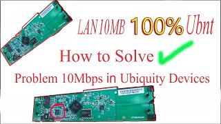 How to Solve Problem 10Mbps LAN In Ubiquity Devices Ubnt All [upl. by Ellehcer]