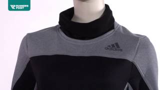 Laufshirt adidas Climawarm Midlayer Fleece Damen Lang [upl. by Dagna]