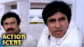 Amitabh Bachchan Climax Scene  Action Scene  Aaj Ka Arjun  Amitabh Bachchan Jaya Prada  HD [upl. by Nuriel]